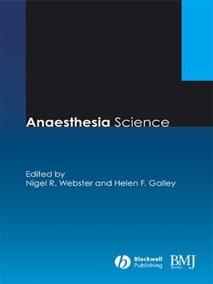 cover image of Anaesthesia Science